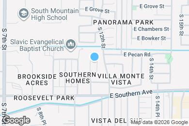 Map image of the property - 5626 S 11th Pl