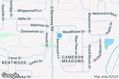 Map image of the property - 1849 Southernwood Ln