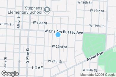 Map image of the property - 2100 Valmar St