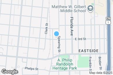Map image of the property - 617 E 3rd St