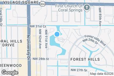 Map image of the property - Island Club - 9000 NW 28th Dr Coral Springs, FL 33065