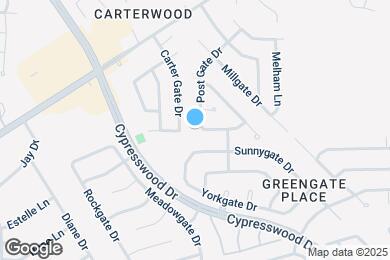 Map image of the property - 22703 Post Gate Dr