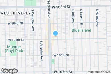 Map image of the property - 10454 S Claremont Ave