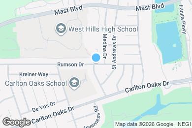 Map image of the property - 8700 Rumson Dr