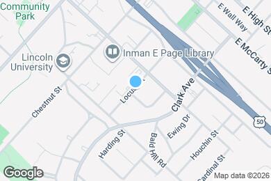 Map image of the property - 715 Locust St