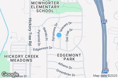 Map image of the property - 2005 Mt Pleasant Dr