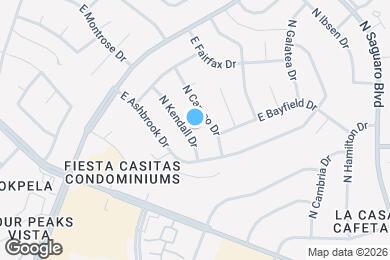 Map image of the property - 13831 N Kendall Dr