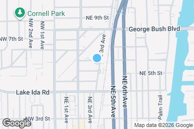 Map image of the property - 530 NE 3rd Ave