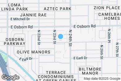 Map image of the property - 2318 E Flower St