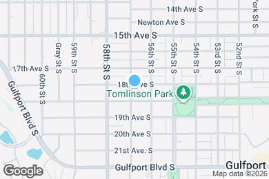 Map image of the property - 1806 57th St S