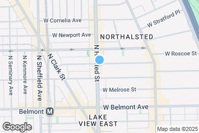 Map image of the property - 3323 N Halsted St