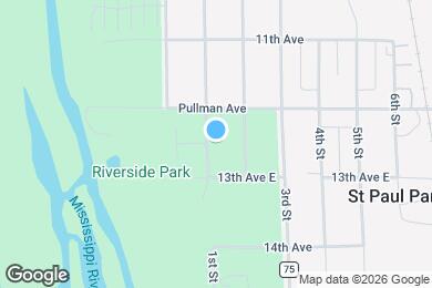 Map image of the property - 1236 1st St
