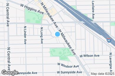 Map image of the property - 5319 W Giddings St