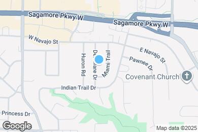 Map image of the property - 2216 Delaware Dr