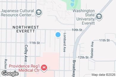 Map image of the property - 1017 Oakes Ave