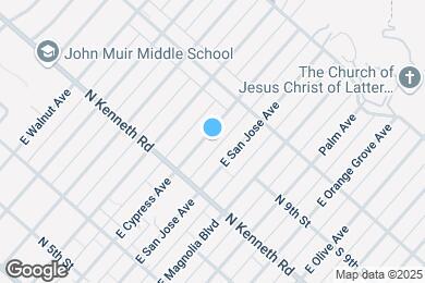 Map image of the property - 840 E Cypress Ave