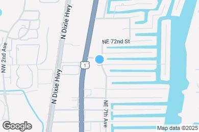 Map image of the property - 6991 NE 7th Ave