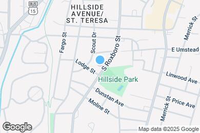 Map image of the property - 1220 S Roxboro St