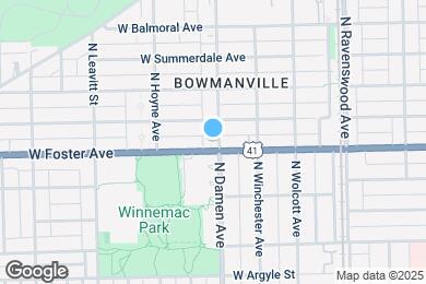 Map image of the property - 5200 N Damen Ave
