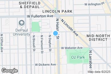 Map image of the property - 2242 N Halsted St