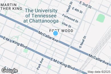 Map image of the property - 863 McCallie Ave
