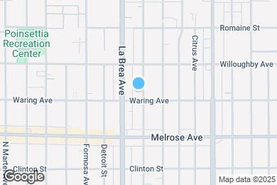 Map image of the property - 813 N Sycamore Ave