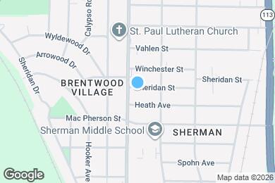 Map image of the property - 1713 Sheridan St