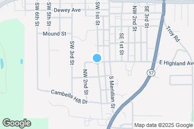 Map image of the property - 815 SW 1st St