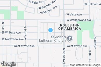 Map image of the property - 7300 N 51st Ave
