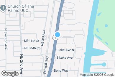 Map image of the property - 1635 N Federal Hwy