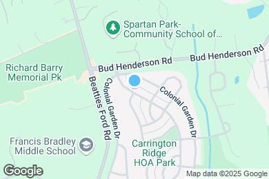 Map image of the property - 15604 Carrington Ridge Dr