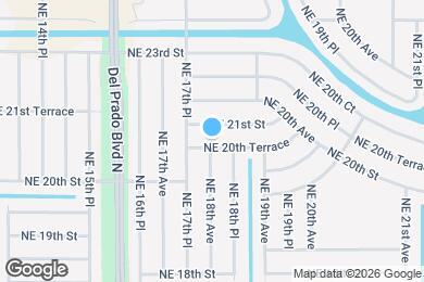 Map image of the property - 1729 NE 20th Terrace