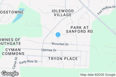 Map image of the property - 3400 Fatima Ct