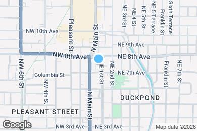 Map image of the property - 716 NE 1st St
