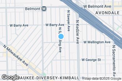 Map image of the property - 3003 N Spaulding Ave