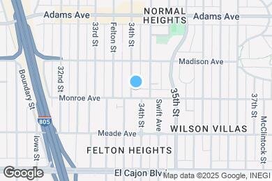 Map image of the property - 4511 34th St