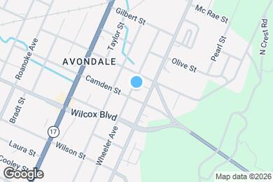 Map image of the property - 1604 Wheeler Ave