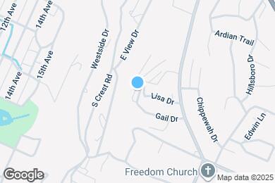 Map image of the property - The Ridge Apartments