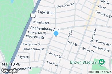 Map image of the property - 119 Lancaster St