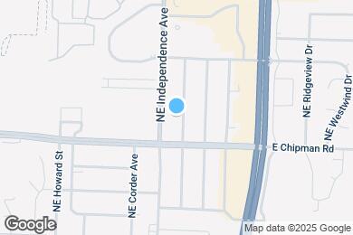 Map image of the property - 708 NE Coronado Ave