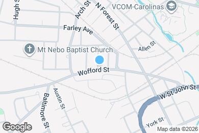 Map image of the property - 534 Wofford St