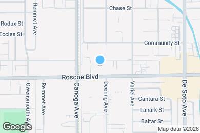 Map image of the property - 21315 Roscoe Blvd