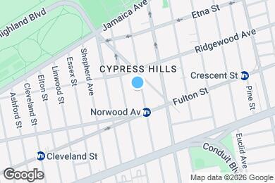 Map image of the property - 142 Norwood Ave