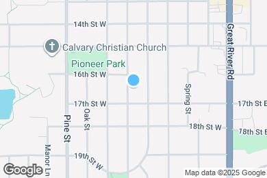 Map image of the property - 1625 Walnut St