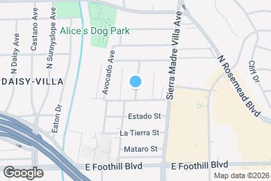 Map image of the property - 437 Santa Paula Ave