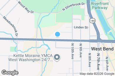 Map image of the property - 1068 W Washington St