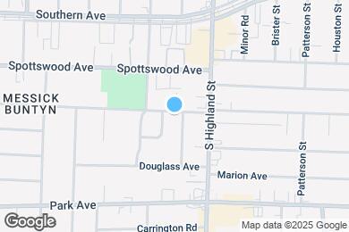 Map image of the property - 3445 Carnes Ave