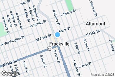 Map image of the property - 25 S Lehigh Ave