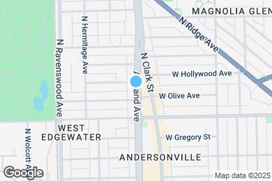 Map image of the property - 5647 N Ashland Ave