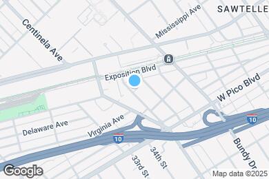 Map image of the property - 2232 S Carmelina Ave